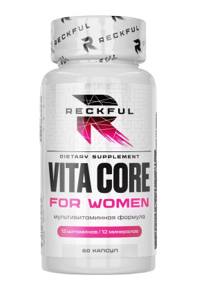 Reckful Vita Core for Women Витаминно-минеральные комплексы, Reckful Vita Core for Women - Reckful Vita Core for Women Витаминно-минеральные комплексы